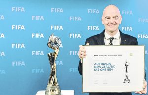 Mundial feminino de 2023 terá sede dupla: Austrália e Nova Zelândia