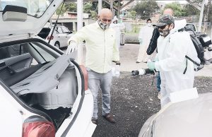 Osasco promove desinfecção gratuita de veículos, contra o coronavírus