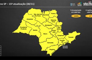 Em nova tentativa de controle da pandemia, governo põe todo o Estado de São Paulo na fase amarela