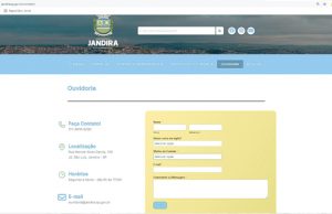 Ouvidoria agora pode ser acessada pelo próprio site da Prefeitura de Jandira