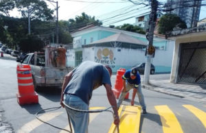 Jandira intensifica ações para melhoria na sinalização do trânsito
