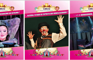 Magia e encantamento do circo são expostos em fotos na estação do Jardim Silveira