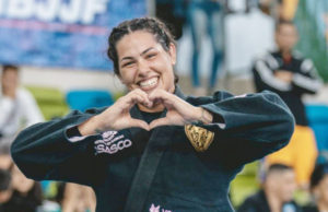 Lutadora de jiu jitsu por Osasco é tri no RJ
