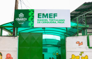 Servidores ‘valorizam’ reforma de escola no Jardim Tereza, diz Rogério Lins