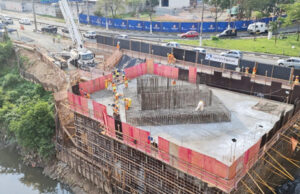 CCR ViaOeste conclui concretagem de fundação para nova ponte de acesso da Castello Branco