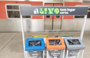 Estações de trens recebem campanha por correta destinação do lixo