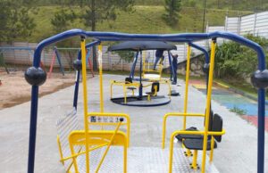 Cidade da Criança e Praça de Eventos de Jandira recebem novos brinquedos adaptados a PcD