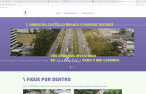 CCR Rodovias lança site com informações sobre as obras em execução na Castello Branco e Raposo Tavares