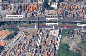 CCR ViaOeste promove intervenção na avenida Fuad Auada para avanço das obras da nova ponte de acesso a Osasco