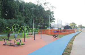 Primeira etapa das obras de nova praça na Aldeia de Barueri é finalizada, com previsão de encerramento em março