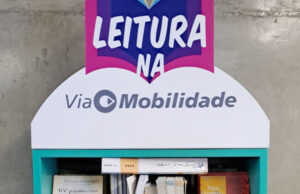 Passageiros podem doar e retirar livros gratuitamente em estações da ViaMobilidade