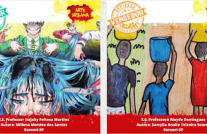 Grafite coletivo feito por alunos ilustrará muros de duas escolas públicas de Barueri