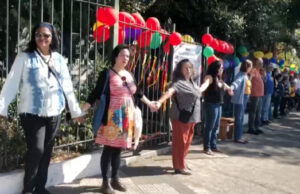 Osasquenses ‘abraçam’ prédio do Museu pedindo por sua restauração