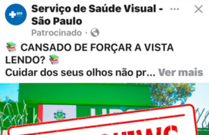 Saúde de Osasco informa que é ‘fake news’ realização de mutirão de saúde visual