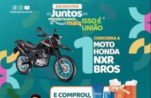 Motocicleta Honda e presente da Natura compõem campanha do Dia dos Pais do Shopping União de Osasco