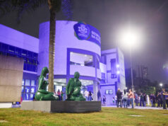 Fachada e paisagismo são objetos de revitalização no Centro de Eventos Pedro Bortolosso, em Osasco