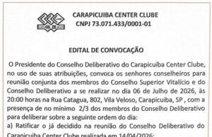 Carapicuíba Center Clube – Edital de Convocação