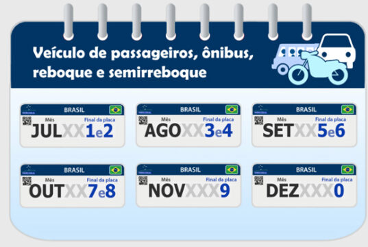 Depois do IPVA, motoristas em SP devem cumprir calendário para licenciamento de veículos