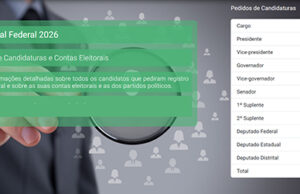 TSE registra mais de 20 mil candidatos para a eleição 2026